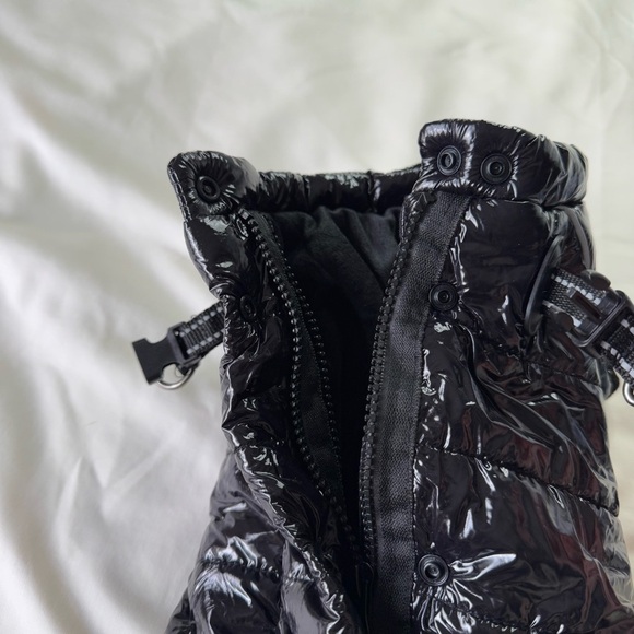 Black and Blue Dog Jacket puffer sweater Set - Picture 14 of 16